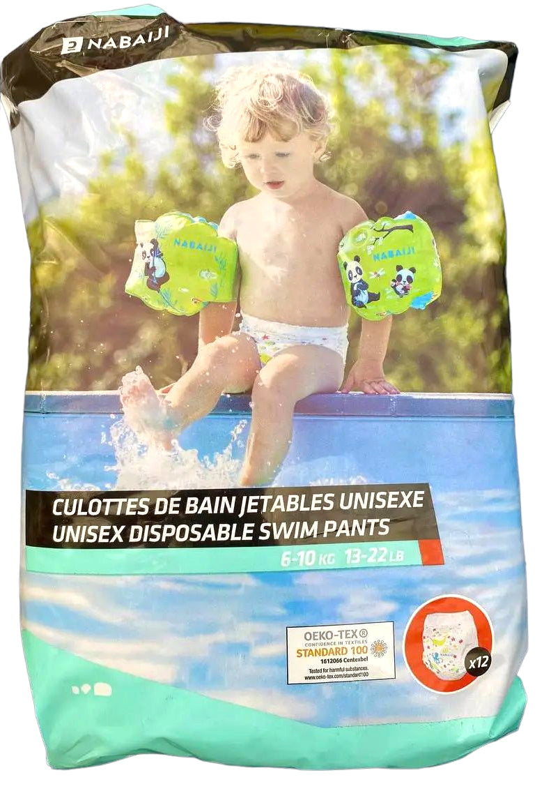 Nabaiji S Baby Swim Diaper Pants, 6-10 kg, 12 pcs
