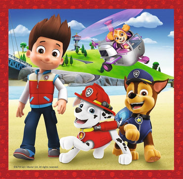 Trefl 34867 Paw Patrol Happy Pups 3-in-1 Puzzle - Image 2
