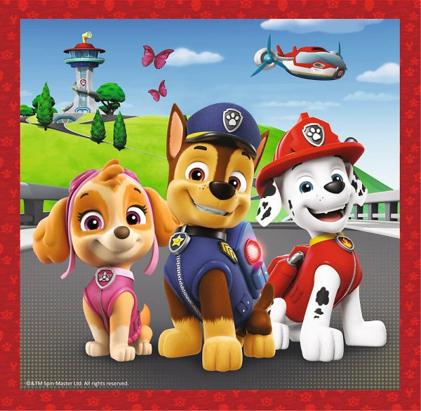 Trefl 34867 Paw Patrol Happy Pups 3-in-1 Puzzle - Image 4