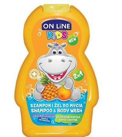 On Line Kids Exotic Cocktail Shampoo, 250 mL