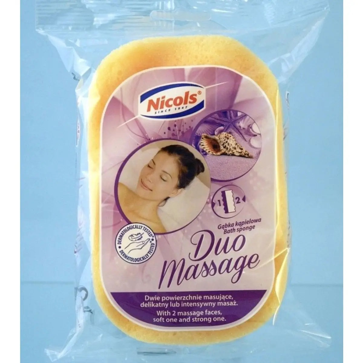 Nicols Duo Massage Bath Sponge, 1 pc - Image 3