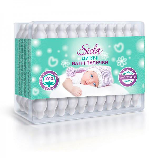 Siela Kids Cotton Swabs, 60 pcs