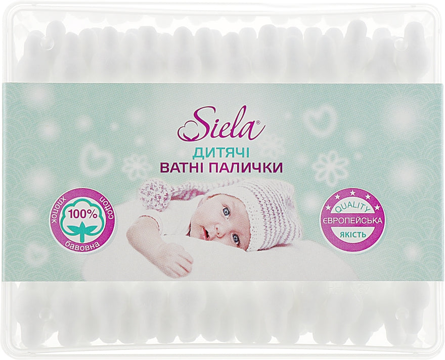 Siela Kids Cotton Swabs, 60 pcs - Image 2
