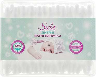 Siela Kids Cotton Swabs, 60 pcs - Image 2