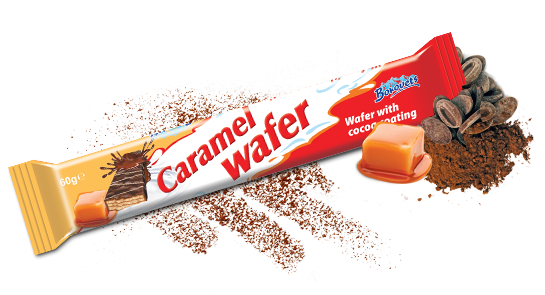 Borovets Caramel Wafers, 60 g