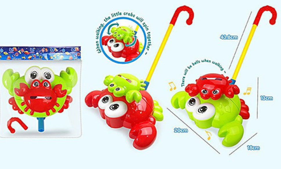 0503 Crab Push-Along Toy - Image 2