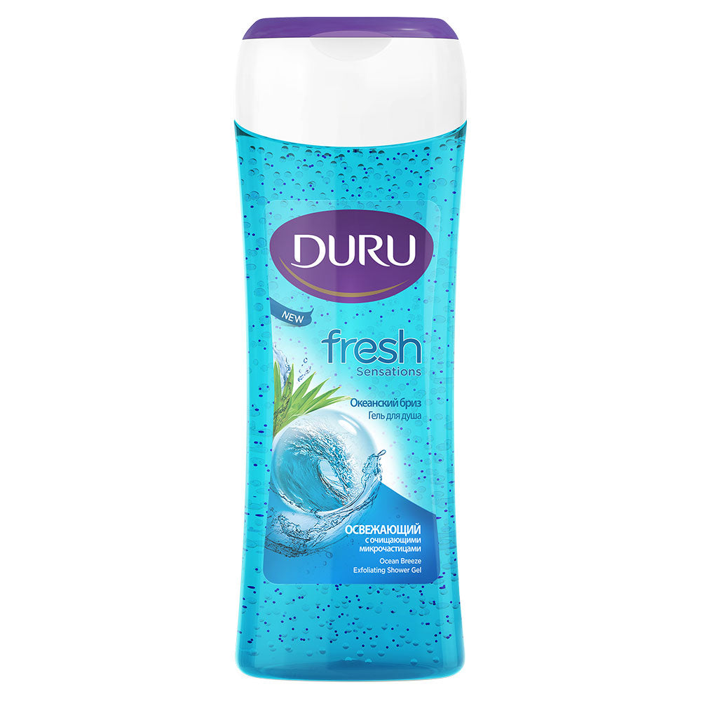 Duru Fresh Sensations Ocean Breeze - Refreshing Shower Gel, 250 mL