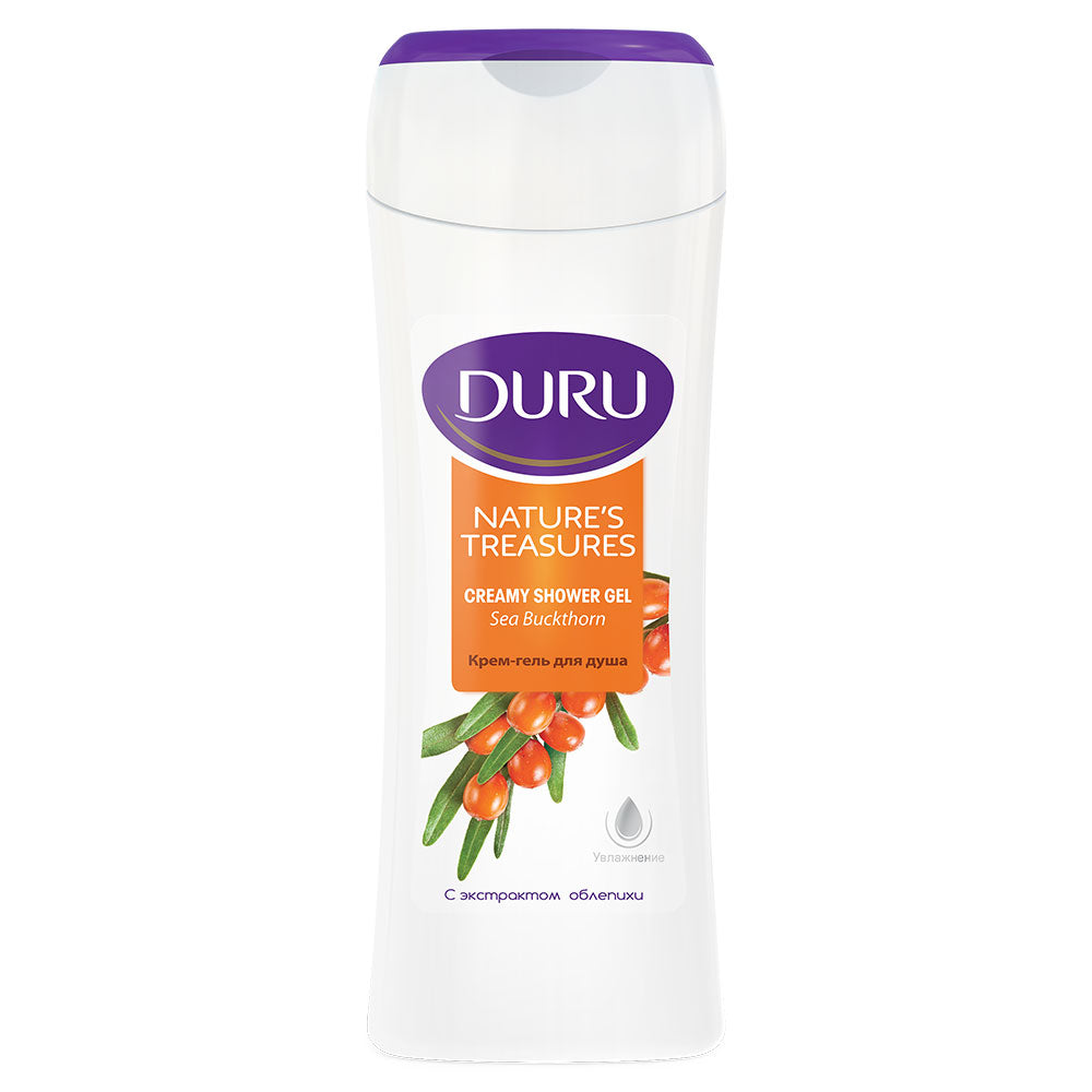 Duru Natures Treasures Sea Buckthorn Shower Gel, 250 mL