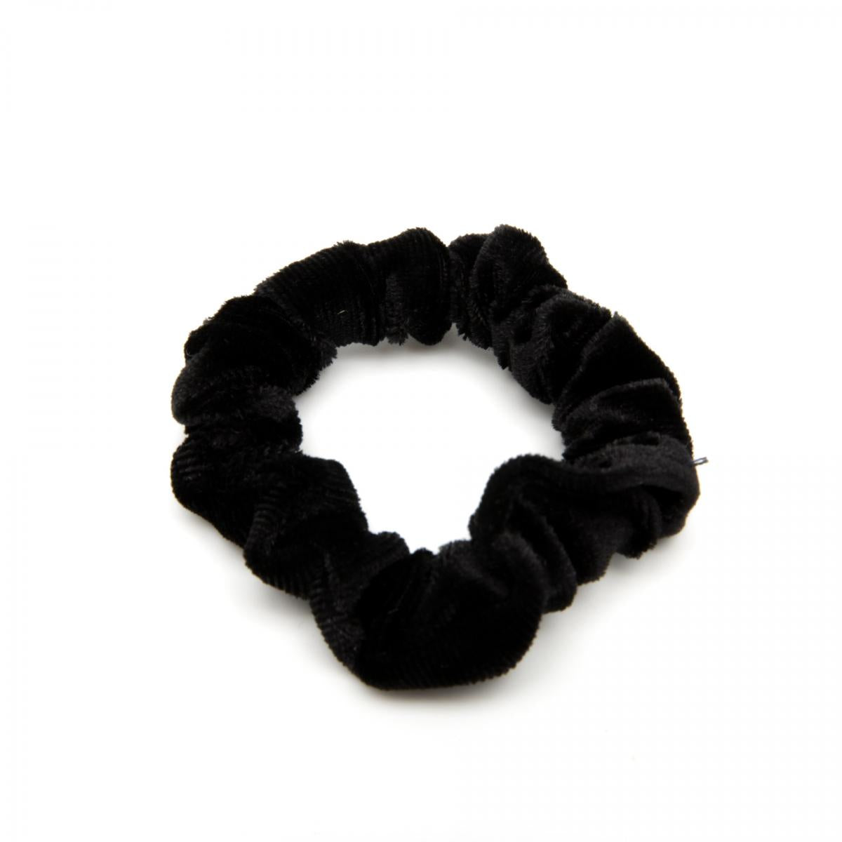 6-3959 Black Kids' Fabric Hair Tie, 7.5 cm