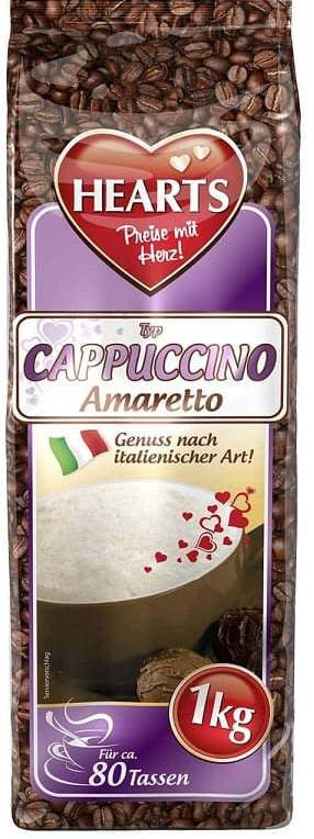 Cappuccino HEARTS Amaretto Instant Coffee, 1 kg