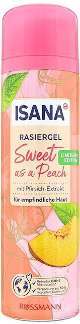 Isana Sweet as a Peach Women's Shaving Gel, 200 mL