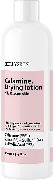 Hollyskin Drying Lotion for Oily, Problem & Acne-Prone Skin, 100 mL