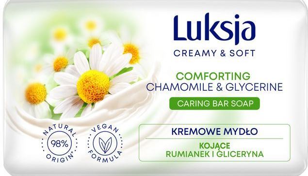 Luksja Chamomile & Glycerin Bar Soap, 90 g