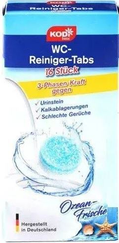 Kodi Ocean Toilet Cleaning Tablets, 16 pcs