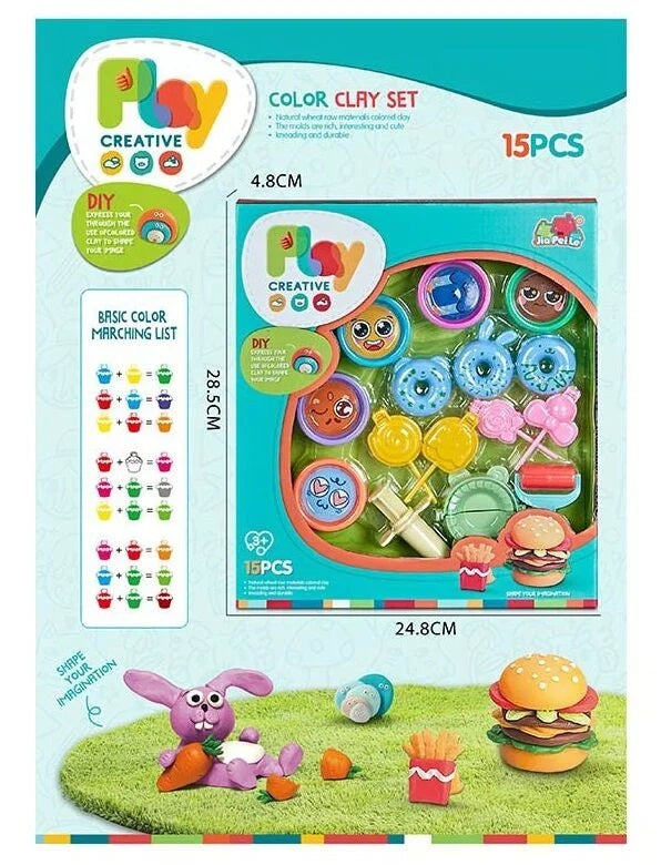 5838-127 Play Creative Modeling Dough, 5 Colors