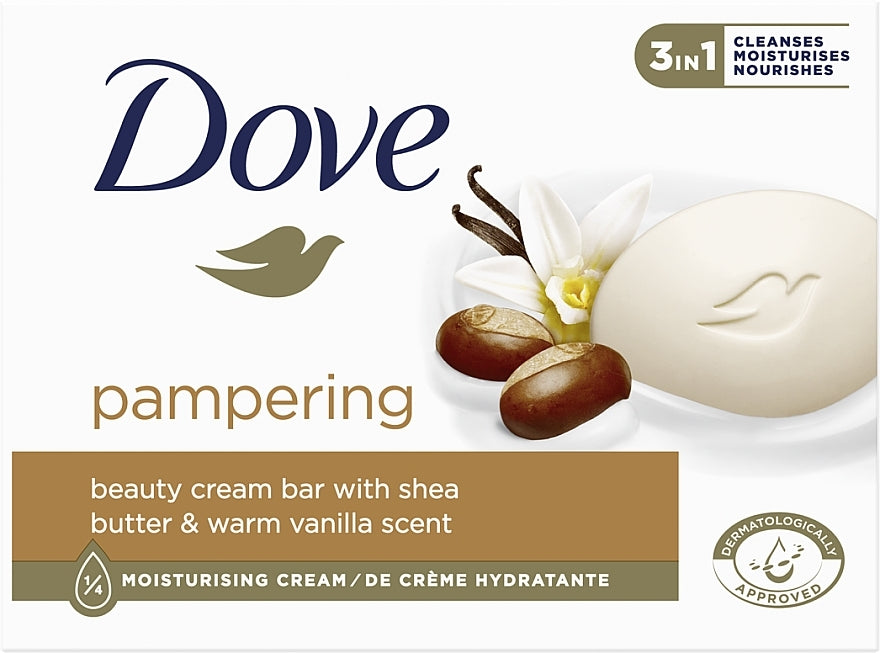Dove Shea Butter & Vanilla Bar Soap, 90 g