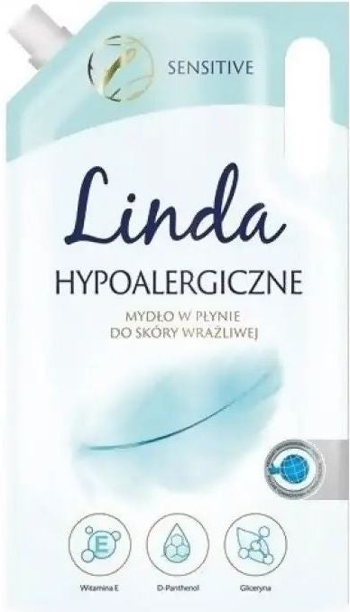 Linda Hypoallergenic Liquid Hand Soap Refill, 900 mL