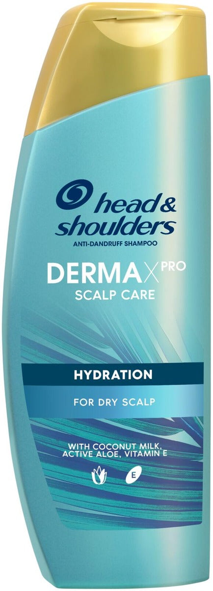 Head & Shoulders DermaX Pro Hydration Anti-Dandruff Shampoo, 225 mL