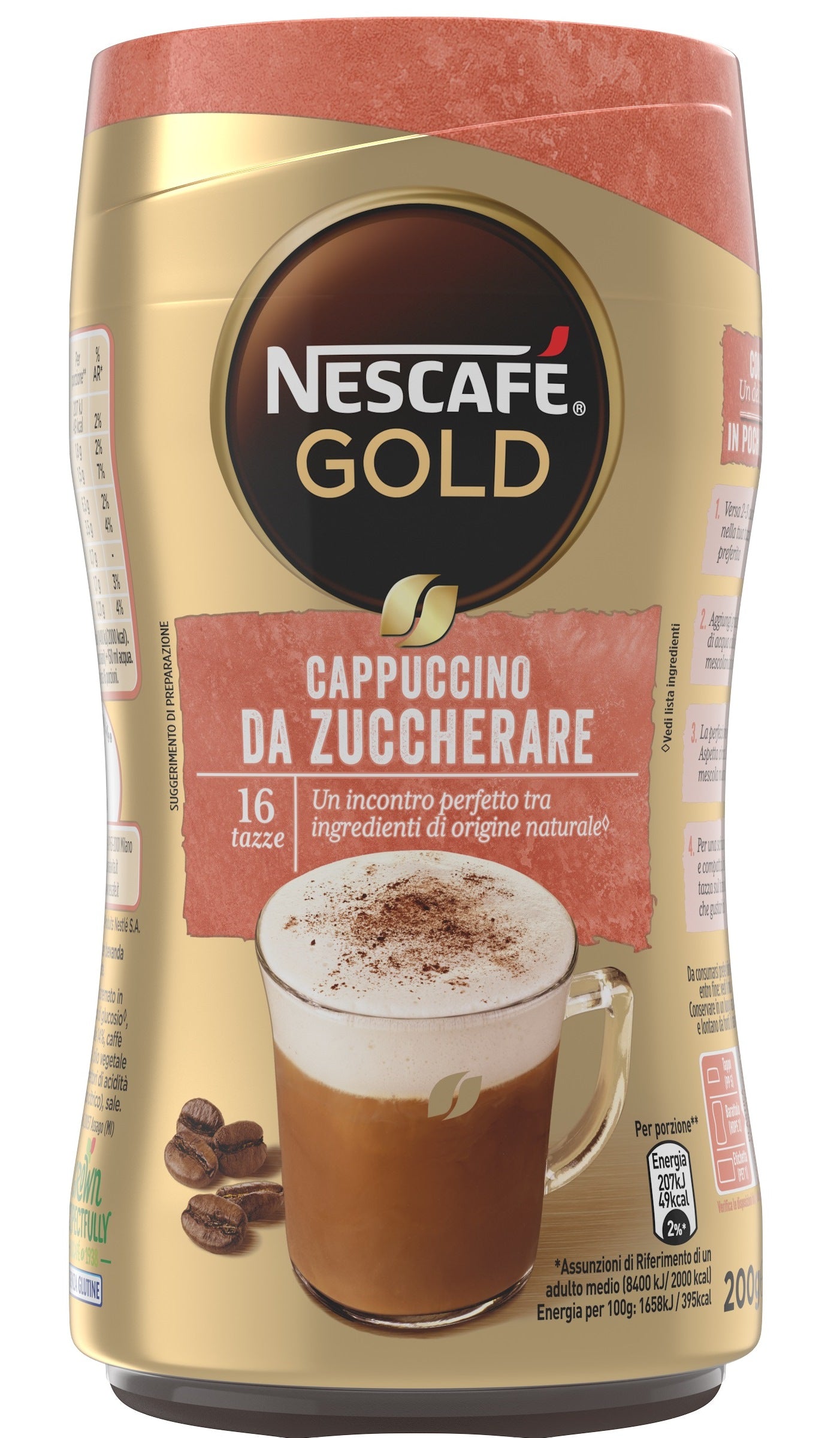 Nescafe Gold Cappuccino, 200 g