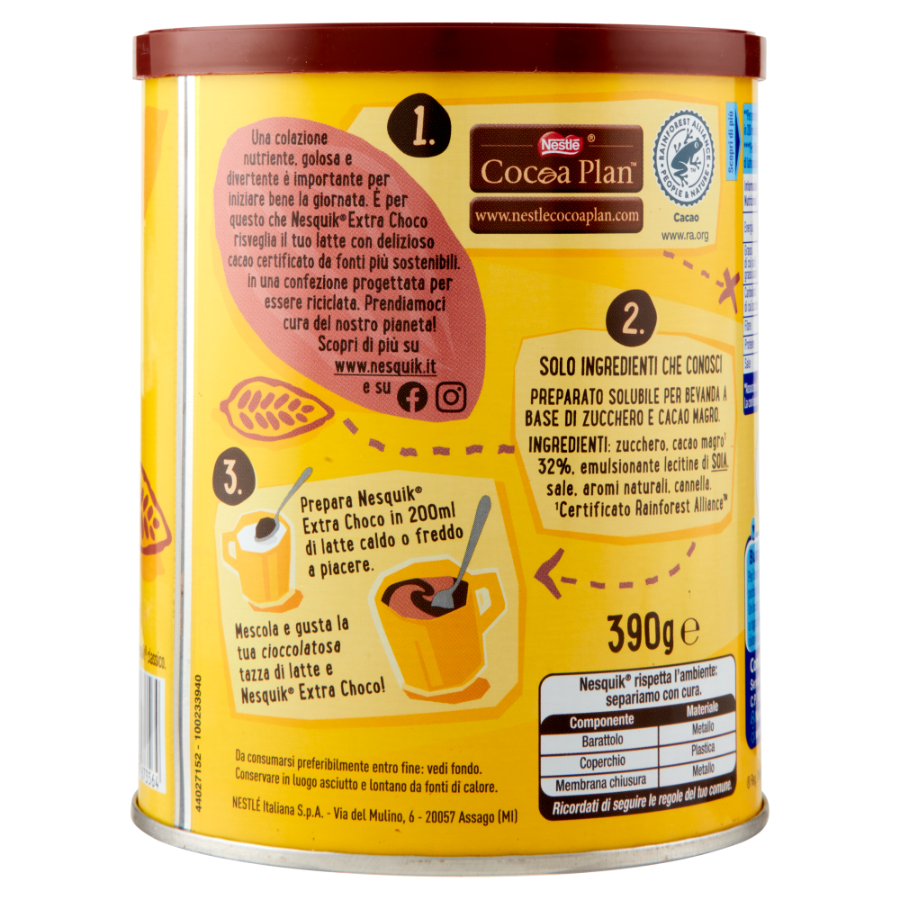 Nesquik Extra Choco Chocolate Drink Mix, 390 g - Image 2