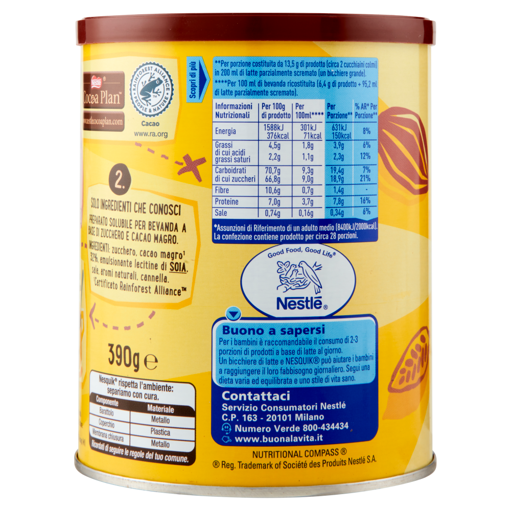 Nesquik Extra Choco Chocolate Drink Mix, 390 g - Image 4