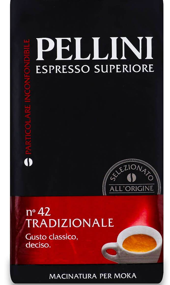 Pellini Espresso Superiore No. 42 Tradizionale Ground Coffee, 250 g