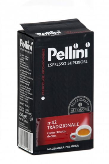 Pellini Espresso Superiore No. 42 Tradizionale Ground Coffee, 250 g - Image 2