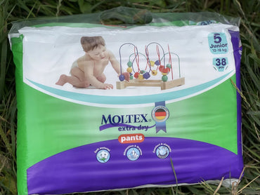 Moltex Size 5 Baby Pull-Up Diaper Pants, 12-18 kg, 38 pcs - Image 2