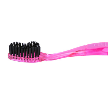 Coolbright Black Charcoal Power For the Strong Medium Pink Toothbrush - Image 2