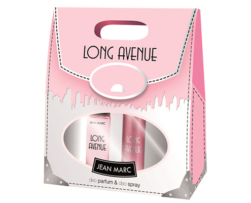 Jean Marc Long Avenue Women's Gift Set: Eau de Toilette 50 mL & Aerosol Deodorant 75 mL