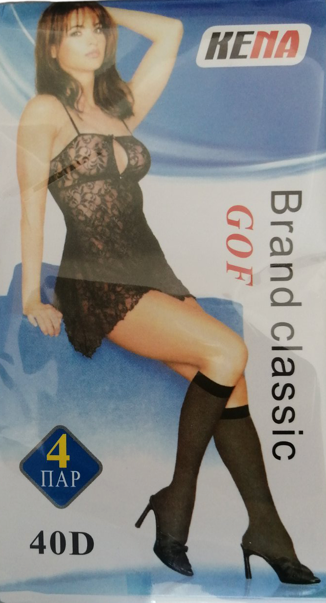 Kena Women's 40 Denier Knee-High Stockings, 1 Pair