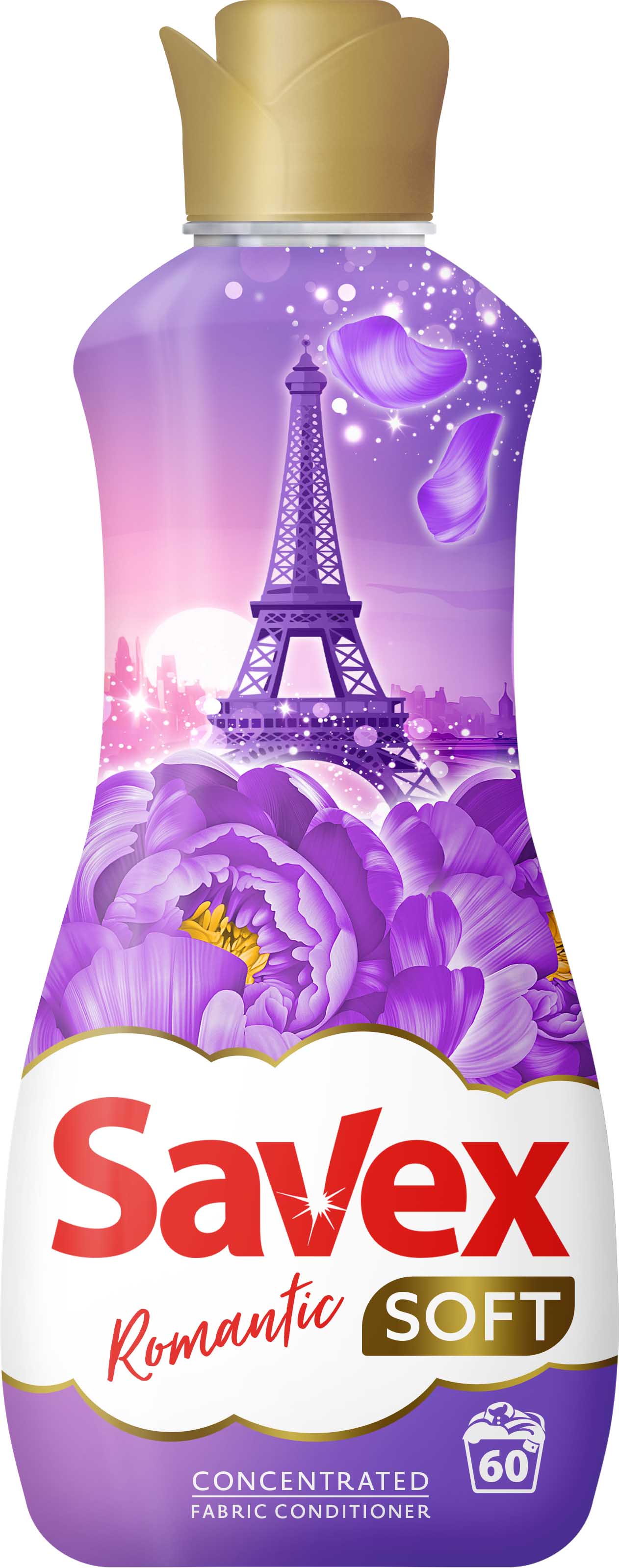 Savex Soft Romantic Fabric Softener, 1.5 L