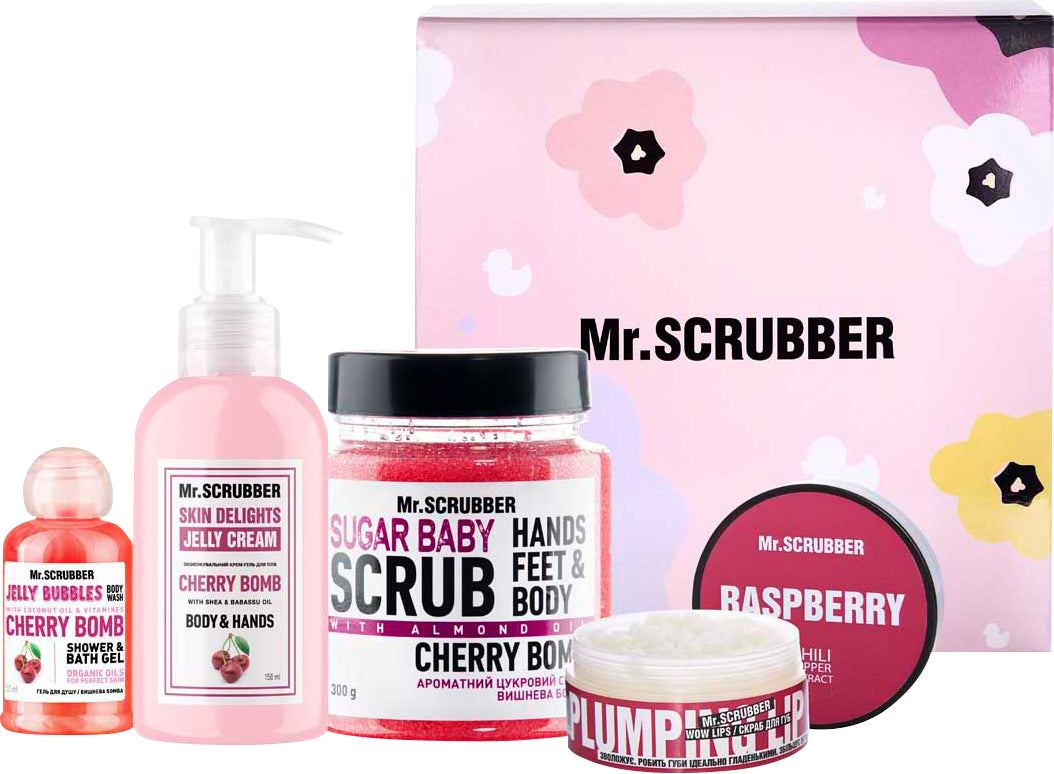 Mr. Scrubber Cherry Care Women's Gift Set