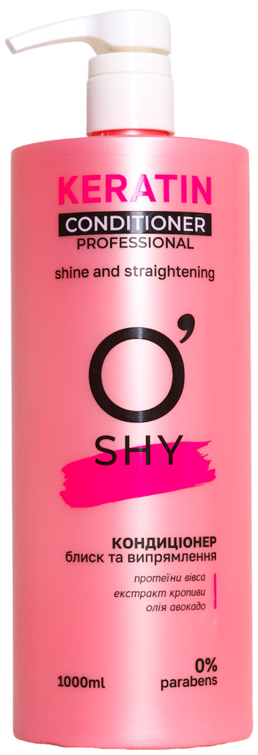 O'Shy Keratin Shine & Straightening Conditioner, 1 L