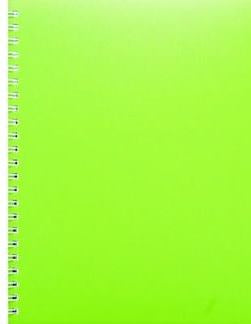 Ryukzachok ZP-22 Fluorescent A4 Spiral Notebook, 80 Sheets