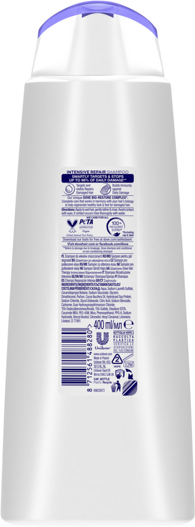 Dove Intensive Repair Shampoo, 400 mL - Image 2