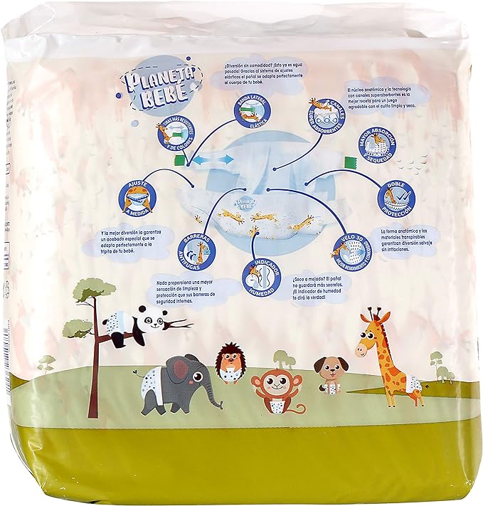 Dia Planeta Bebe Size 6 Baby Diapers, 17-28 kg, 28 pcs - Image 2