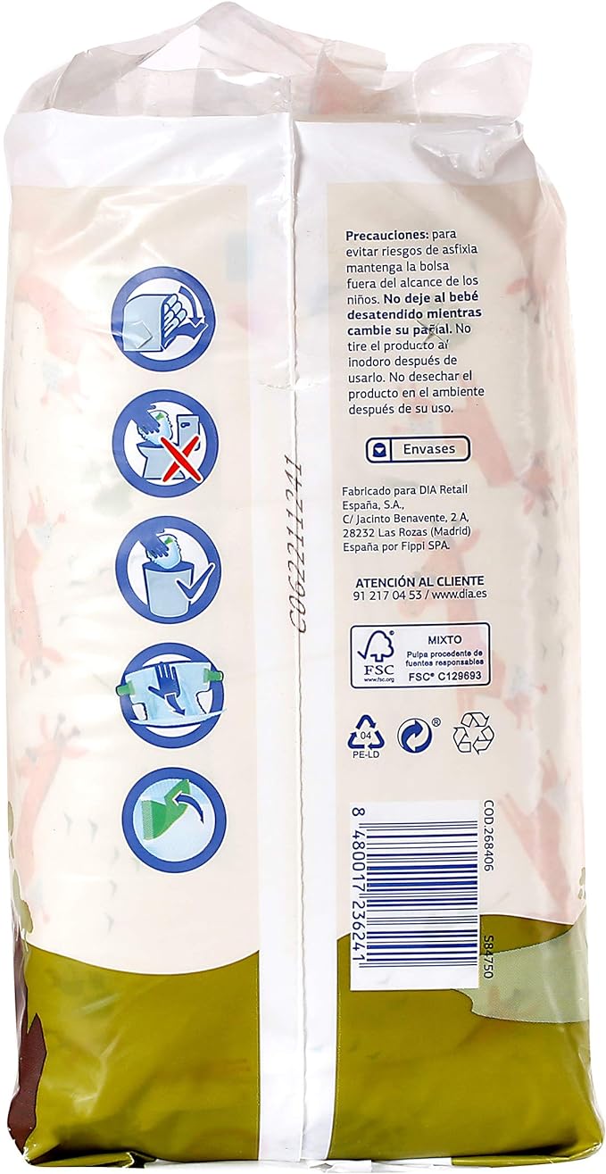 Dia Planeta Bebe Size 6 Baby Diapers, 17-28 kg, 28 pcs - Image 3