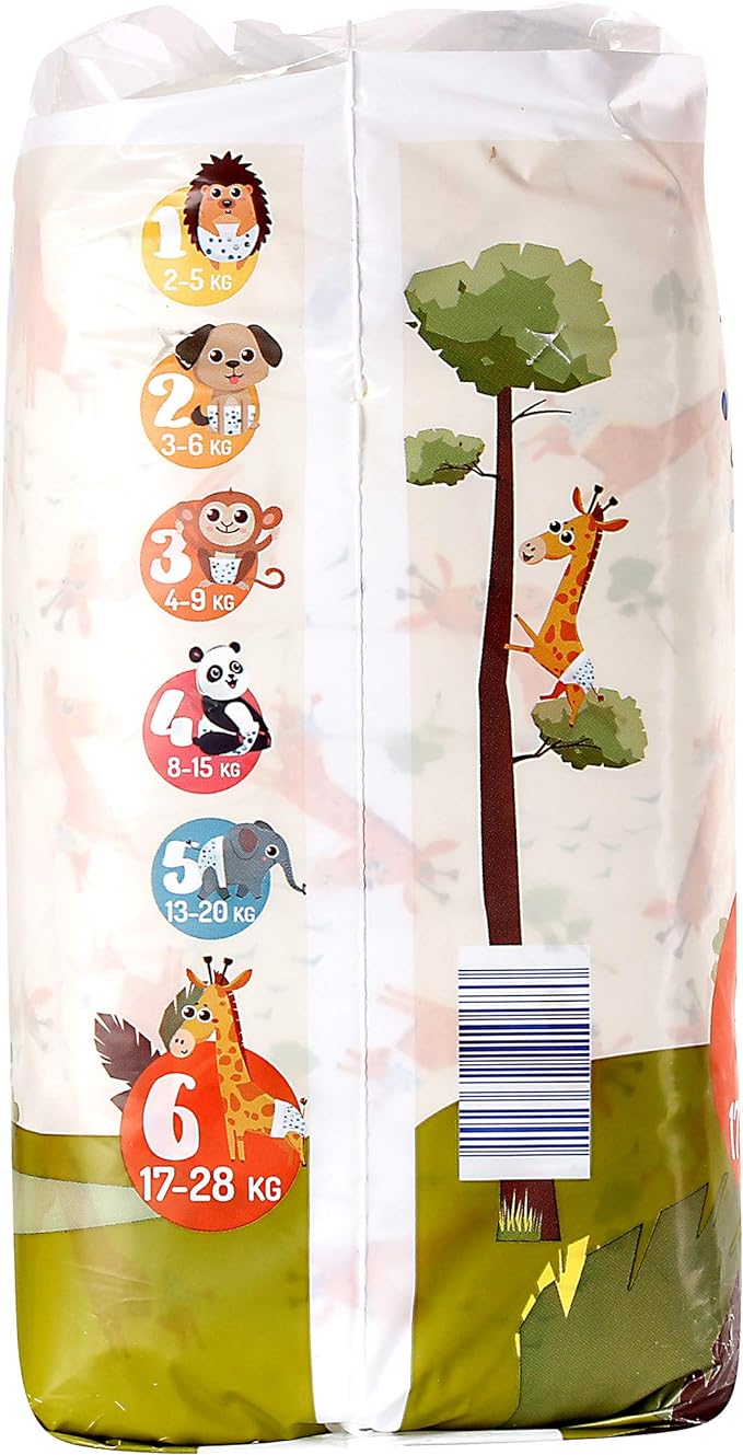 Dia Planeta Bebe Size 6 Baby Diapers, 17-28 kg, 28 pcs - Image 4