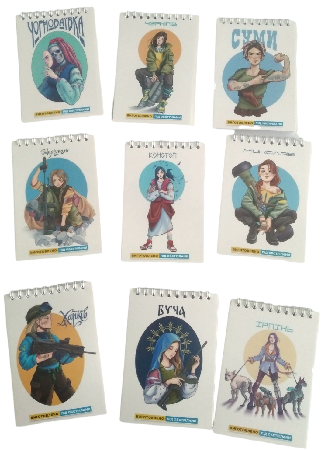 Skat ZK-12 Hero Cities Spiral Notebook A6, 50 Sheets