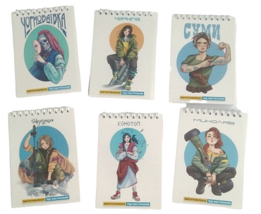 Skat ZK-12 Hero Cities Spiral Notebook A6, 50 Sheets - Image 2