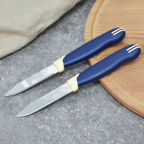 Tramontina Multicolor 23528/213 Serrated Vegetable Knife Set, 2 pcs, 7.6 cm - Image 3