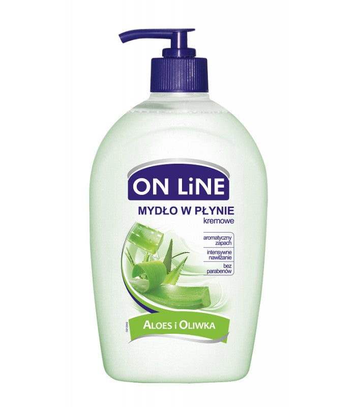 ON LINE Aloe Vera & Olive Liquid Hand Soap, 500 mL