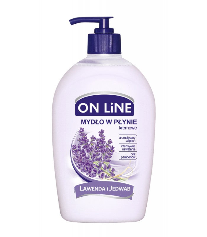 ON LINE Lavender & Silk Liquid Hand Soap, 500 mL
