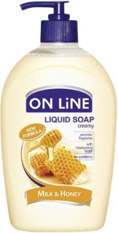 ON LINE Milk & Honey Liquid Hand Soap, 500 mL