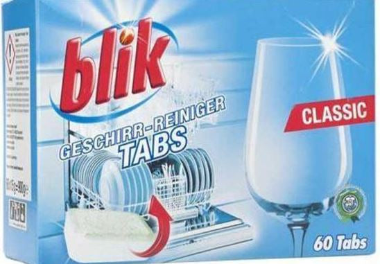 Blik Classic Dishwasher Tablets, 60 pcs (Price per 1 pc)