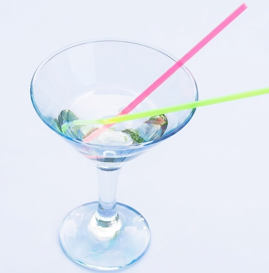 Multicolor Martini Cocktail Straws, 4.8 mm x 12.5 cm, 200 pcs - Image 3