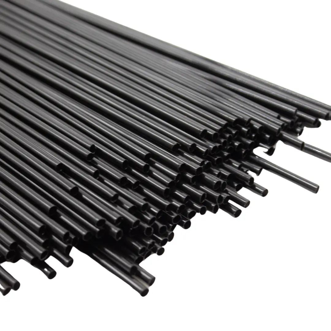 Black Martini Cocktail Straws, 4.8 mm x 12.5 cm, 200 pcs - Image 2