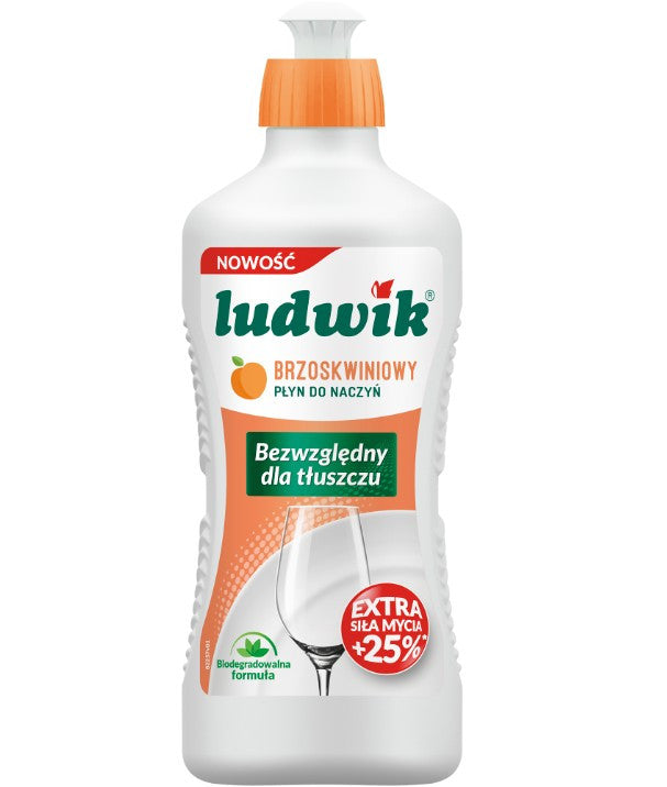 Ludwik Peach Dishwashing Liquid, 450 g