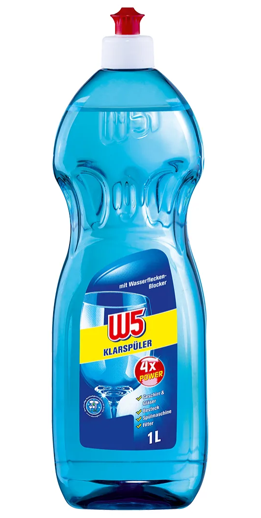 W5 Dishwasher Rinse Aid, 1 L